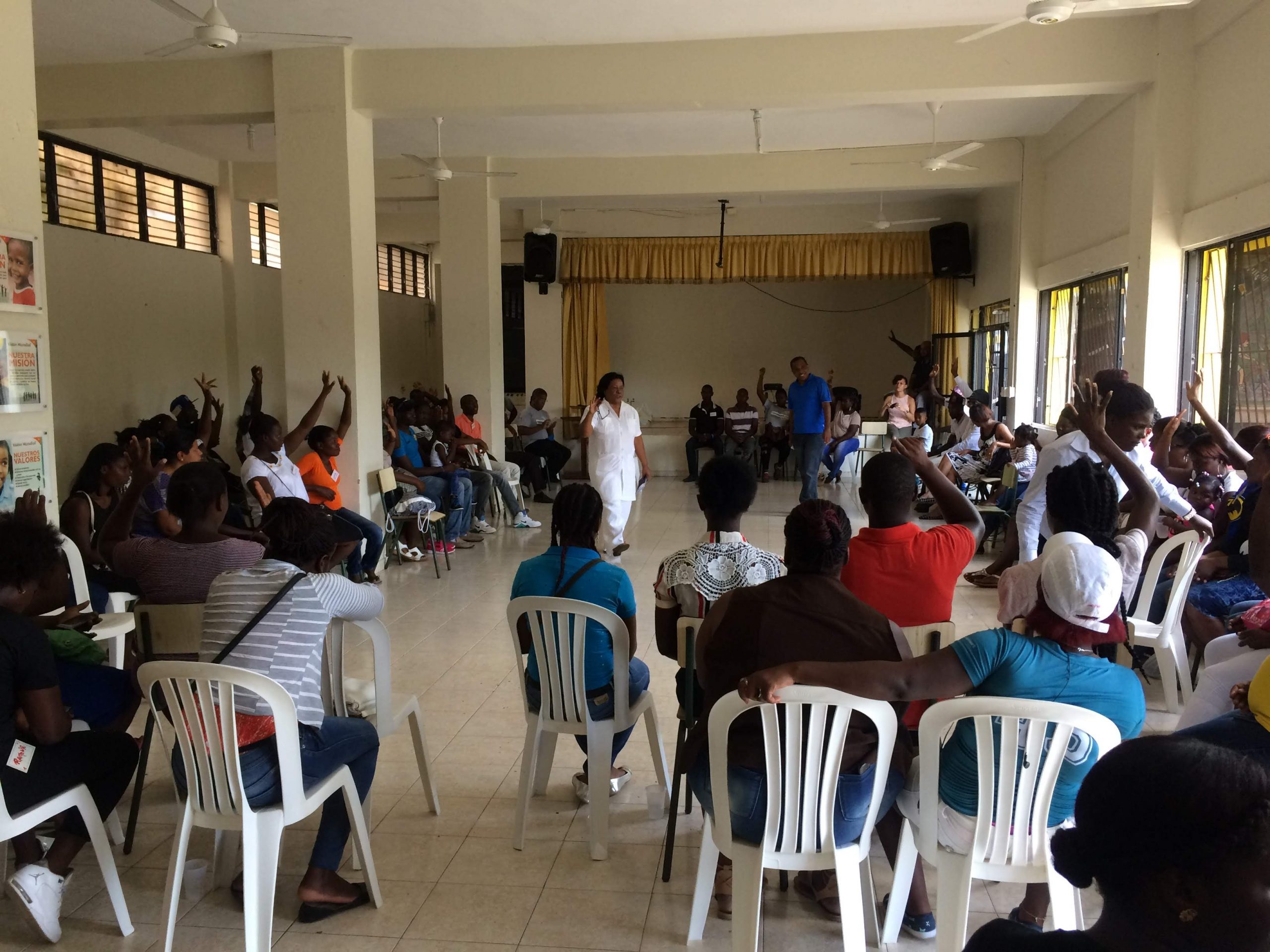 Participants engaged in an AFCA restorative justice workshop